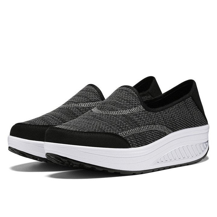 Zapatillas De Deporte Con Cuña Para Mujer, Aumento De Altura, Cuerpo Suave, Absorbente De Golpes, Novedad De 2022, Zapatos Para Saltar Al Aire Libre