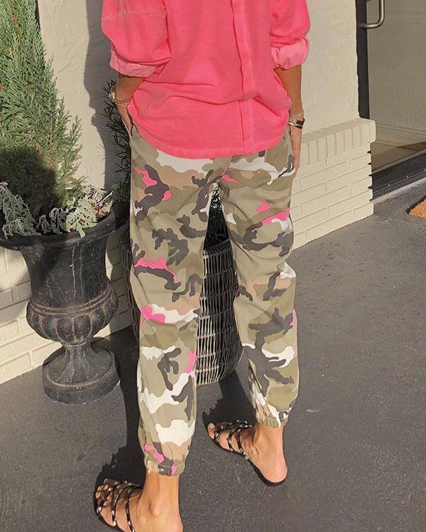 ❤️CAMO JOGGERS Y SUDADERA CUT OUT❤️