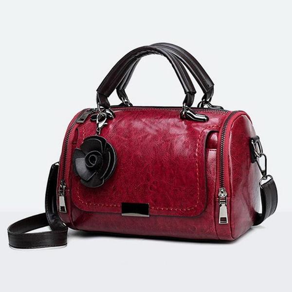 Bolso de cuero de diseño retro