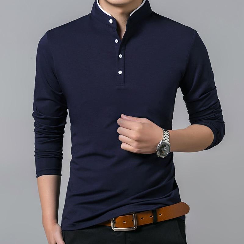 Camisa polo con cuello abotonado para hombre
