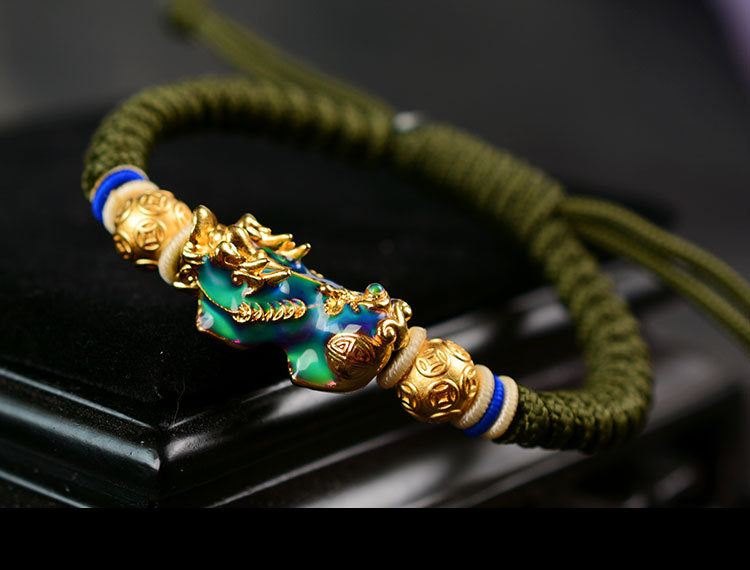 PULSERA DE CORAJE BUDISTA SUERTE CAMBIA EL COLOR