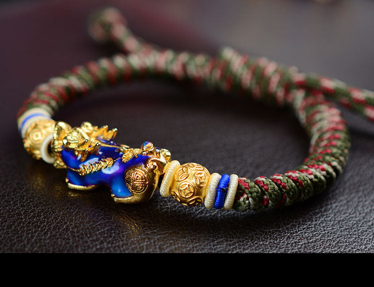 PULSERA DE CORAJE BUDISTA SUERTE CAMBIA EL COLOR