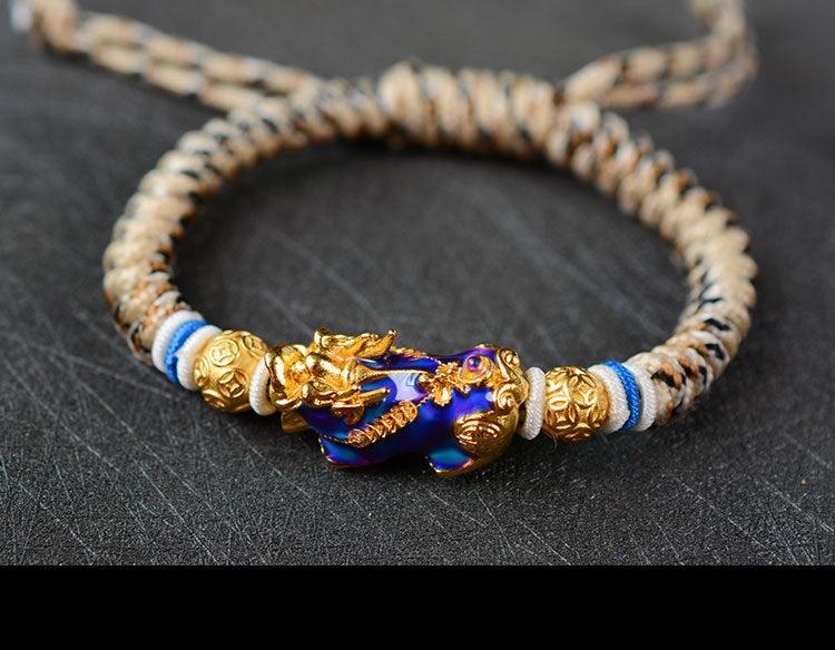 PULSERA DE CORAJE BUDISTA SUERTE CAMBIA EL COLOR