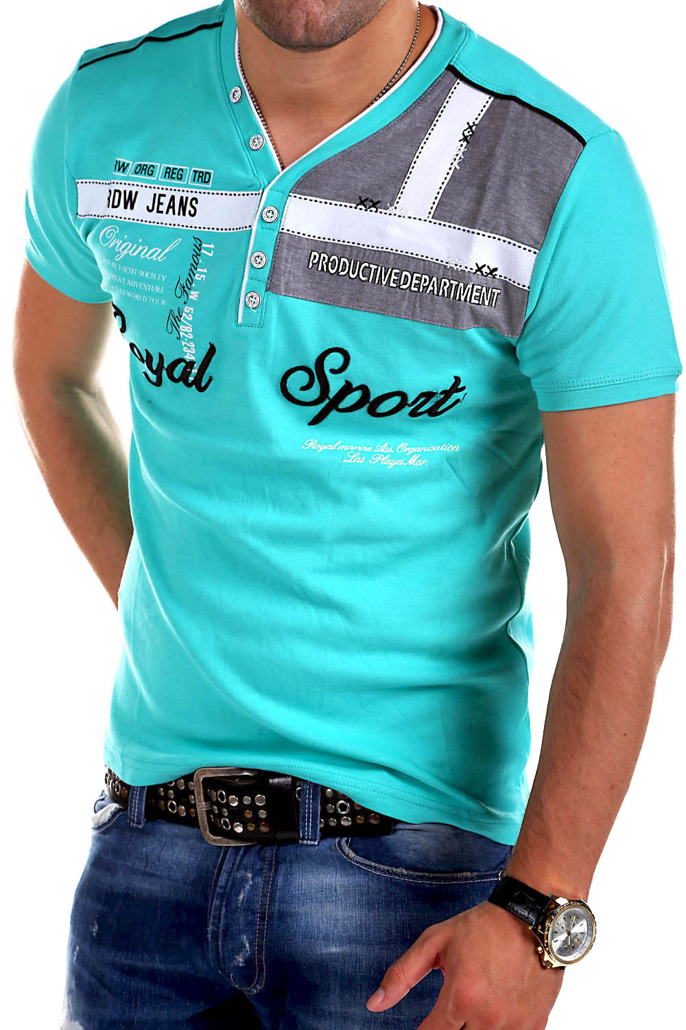 Personalidad de los hombres camiseta de manga corta