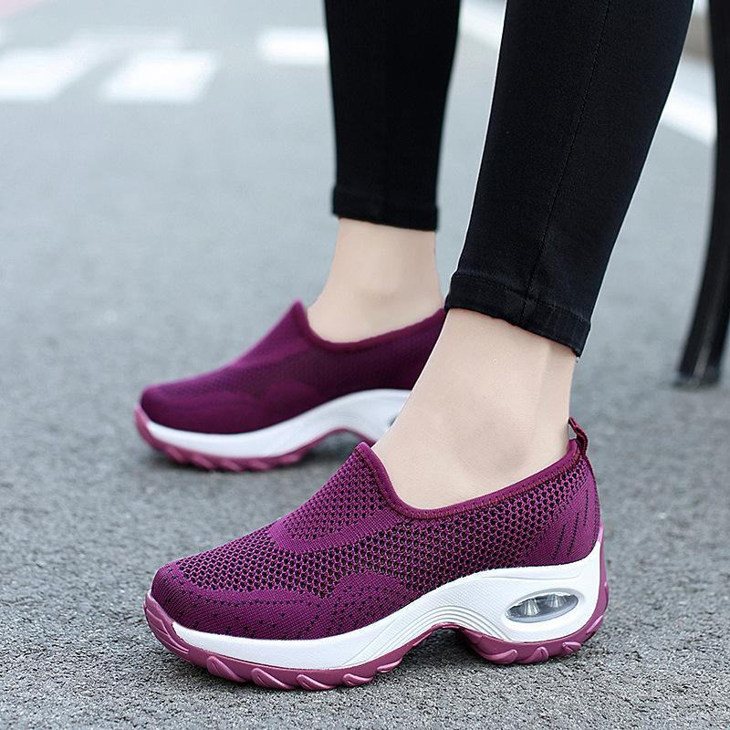 Zapatos Casuales Para Caminar Con Colchón De Aire De Malla