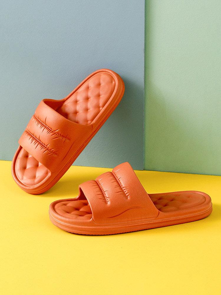 Zapatillas de baño impermeables para el hogar suave antideslizante de interior para mujer