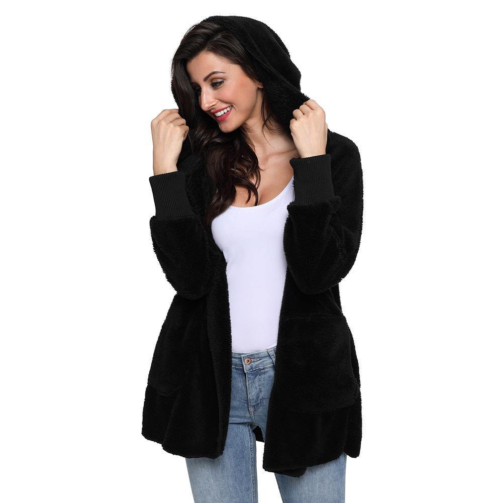 Nuevo chaqueta de manga larga con capucha para mujer - MXbueno