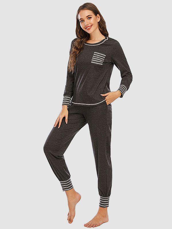 2020 Europa y los Estados Unidos trajes de dos piezas ocio de otoño e invierno - MXbueno