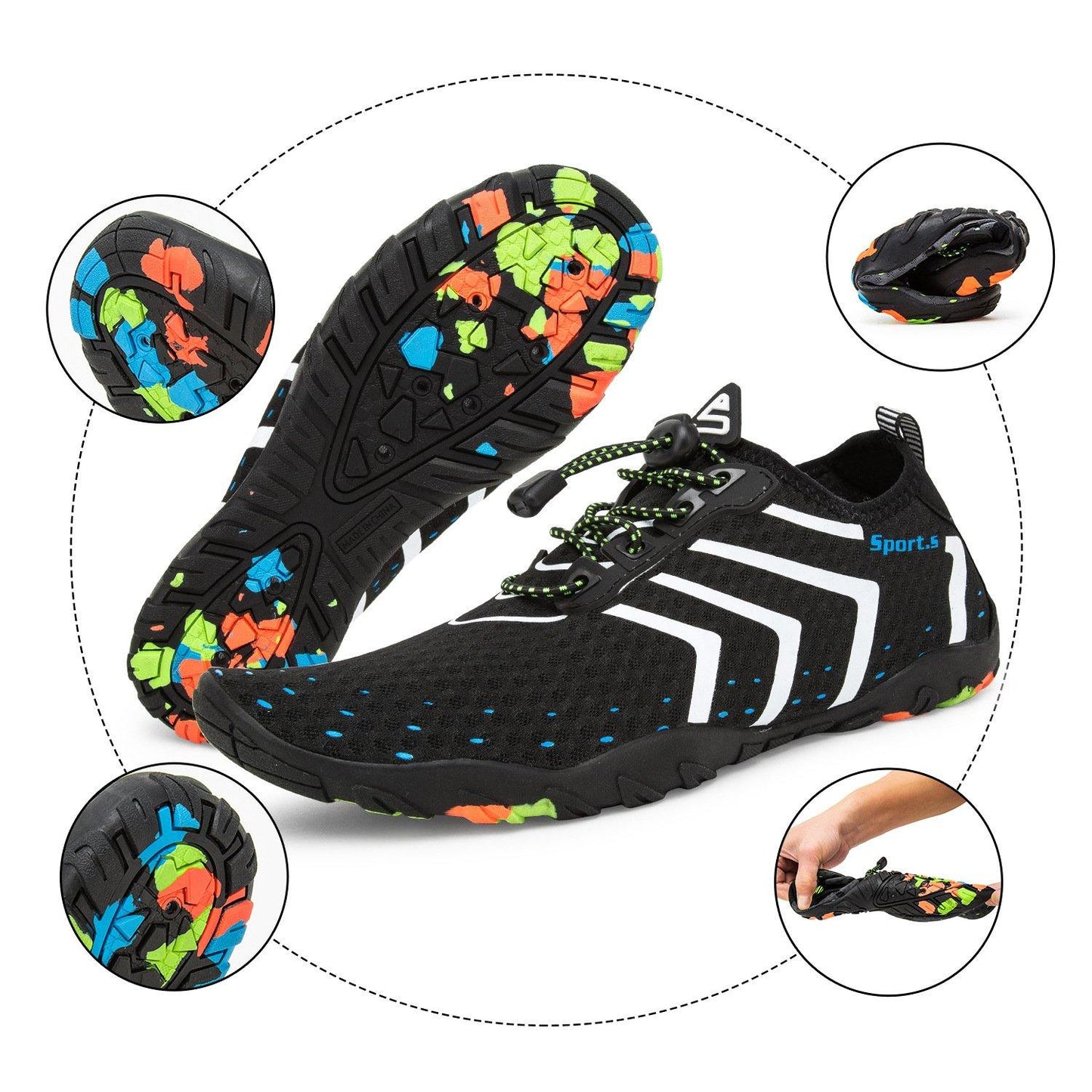 Hombres y mujeres que bucean con esnórquel amantes de los zapatos de natación zapatos de playa senderismo zapatos de senderismo - MXbueno