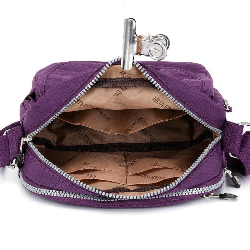 [W-Bolso] Bandolera De Mujer De Nailon Con Un Solo Hombro