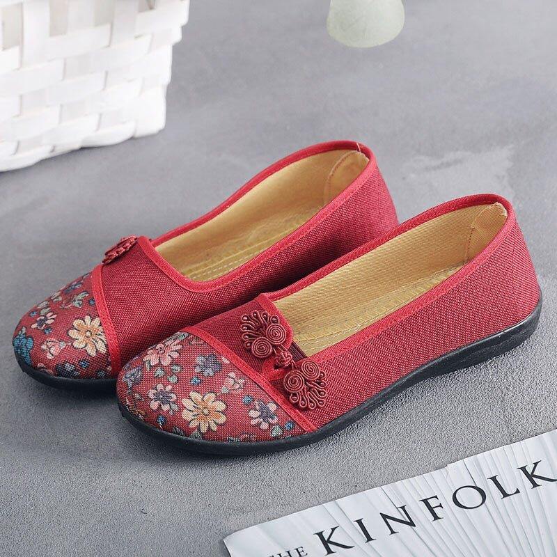 Zapatos de tela  Fondo suave antideslizante para mujer - MXbueno