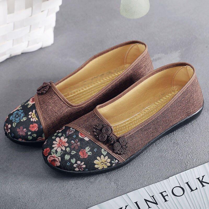 Zapatos de tela  Fondo suave antideslizante para mujer - MXbueno