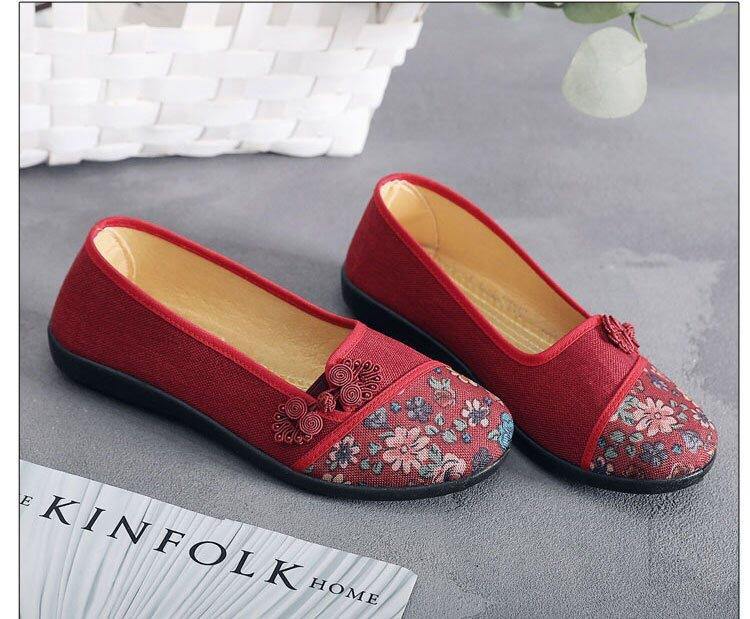 Zapatos de tela  Fondo suave antideslizante para mujer - MXbueno