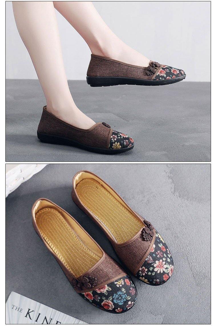 Zapatos de tela  Fondo suave antideslizante para mujer - MXbueno