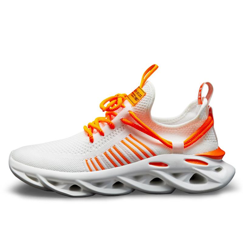 Zapatos transpirables de malla tejida con suela retorcida