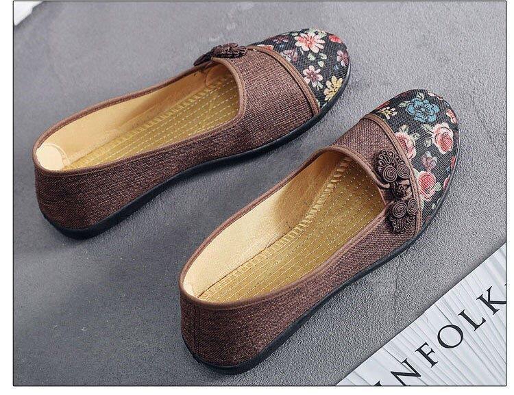 Zapatos de tela  Fondo suave antideslizante para mujer - MXbueno