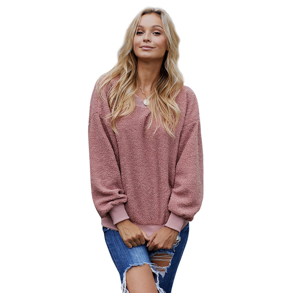 Otoño / Invierno Nuevo Estilo Suéter De Cachemira Suéter Acolchado Mujer