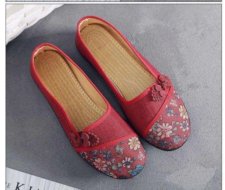 Zapatos de tela  Fondo suave antideslizante para mujer - MXbueno