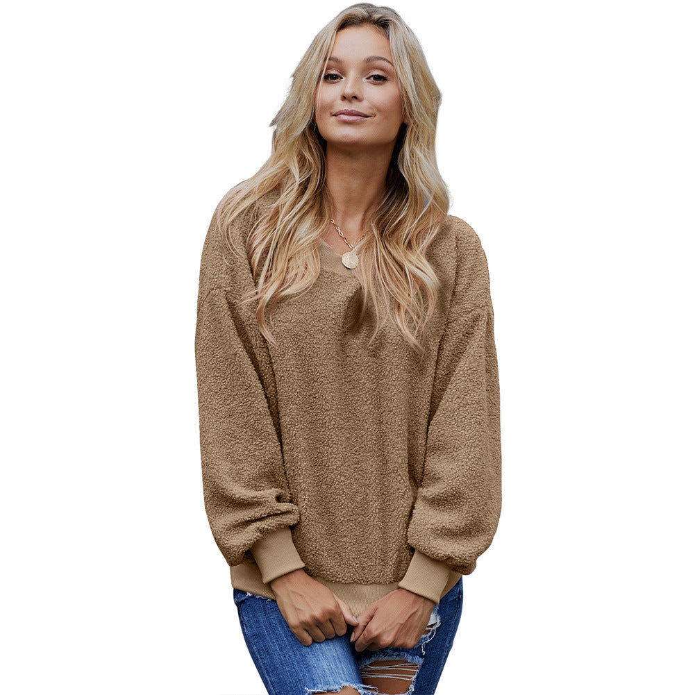 Otoño / Invierno Nuevo Estilo Suéter De Cachemira Suéter Acolchado Mujer