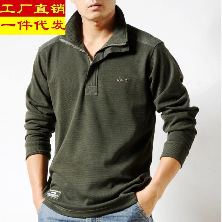 Camisa polo de felpa de algodón - MXbueno