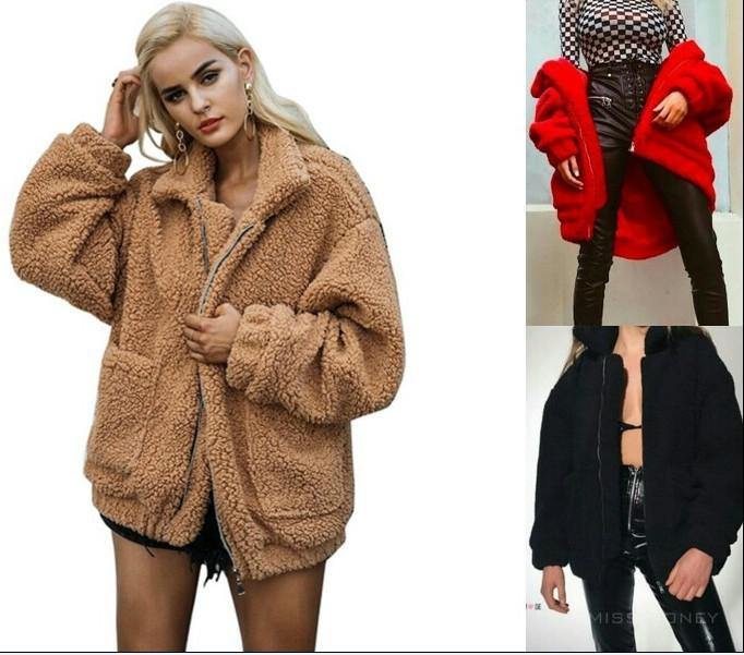 Nueva Chaqueta casual Esponjoso para mujer en este invierno - MXbueno