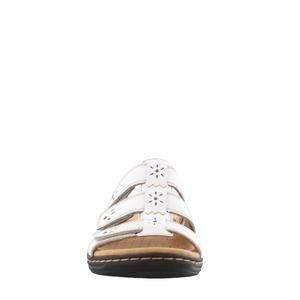 Sandalias De Color Liso Con Velcro Para Mujer