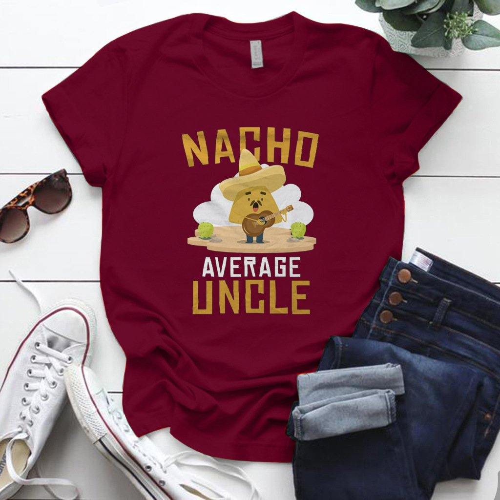 CAMISETA DE NACHO TÍO DE MANGA CORTA MEXICAN SPICY - MXbueno