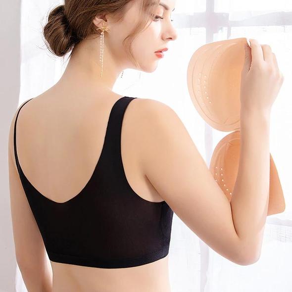 🔥 Sujetador De Seda De Hielo Ultrafino （diseñado Para Senos Más Grandes）