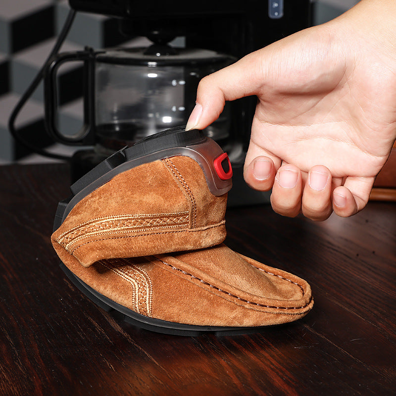 Zapatos Doudou Zapatos De Cuero Casuales De Un Pie Perezosos Zapatos De Hombre Británicos