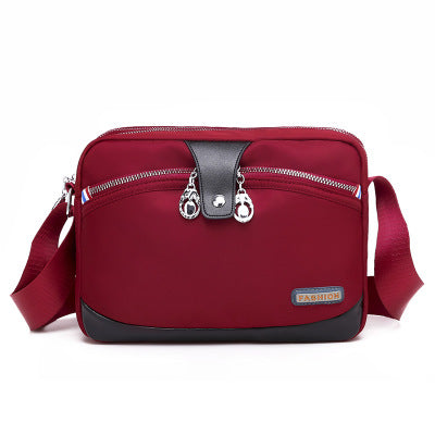 Moda de mujer impermeable nylon bolsa antirrobo multifuncional bolso