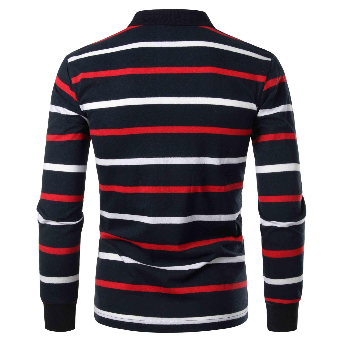 Camisa de hombre polo a rayas todo fósforo - MXbueno