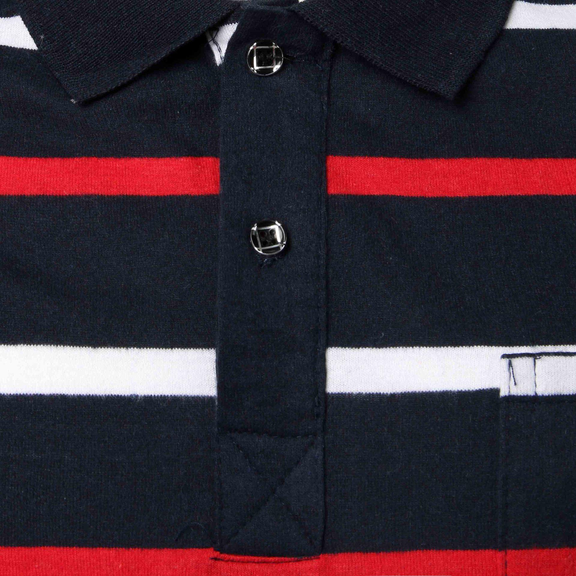 Camisa de hombre polo a rayas todo fósforo - MXbueno