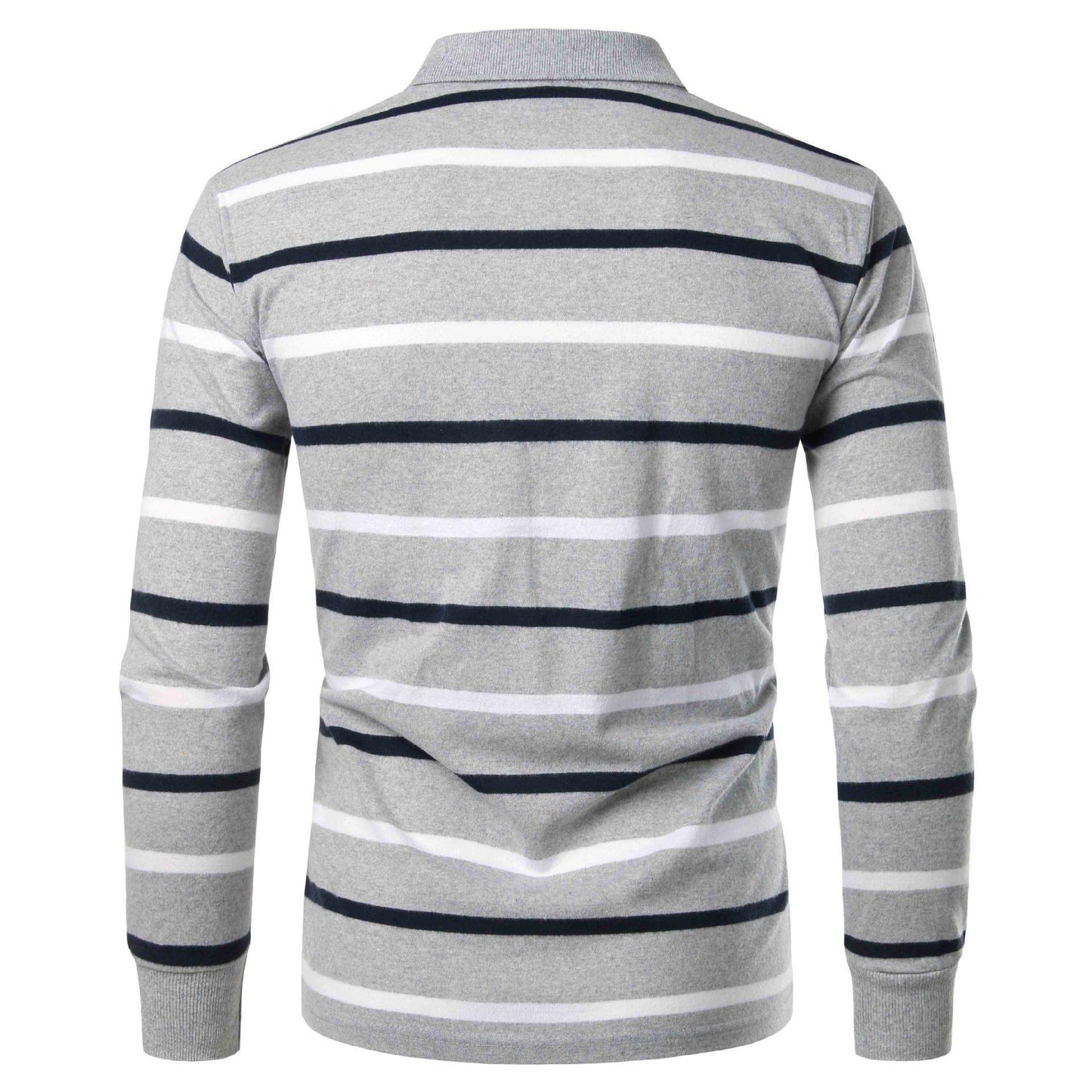 Camisa de hombre polo a rayas todo fósforo - MXbueno