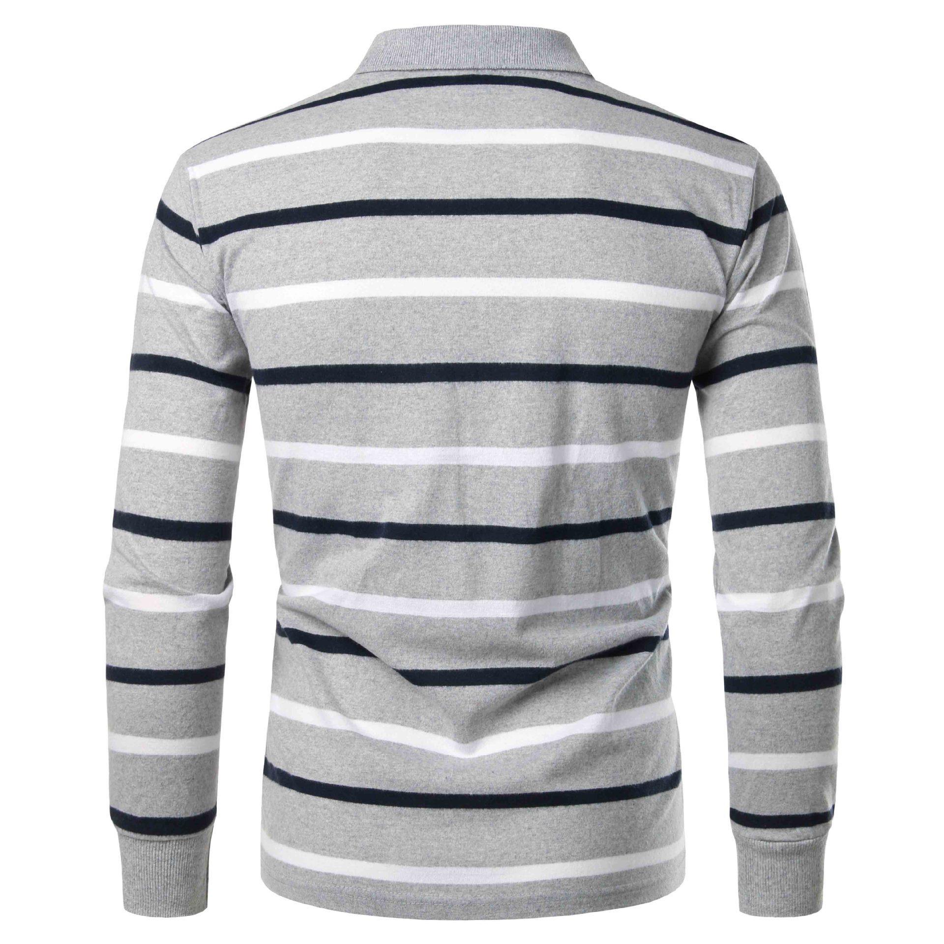 Camisa de hombre polo a rayas todo fósforo - MXbueno