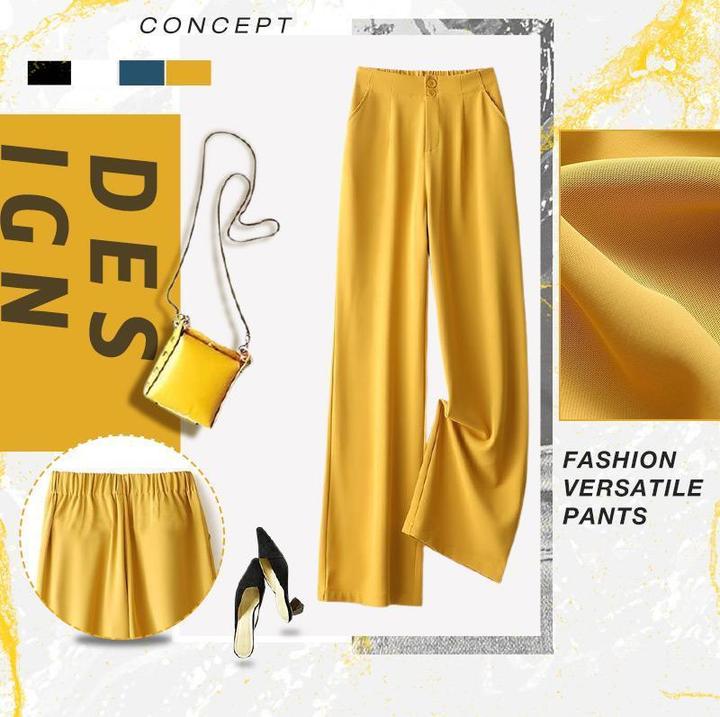 Pantalones Holgados Informales Largos Para Mujer