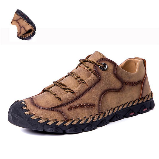 Zapatos De Cuero Casuales Retro Al Aire Libre De Los Hombres
