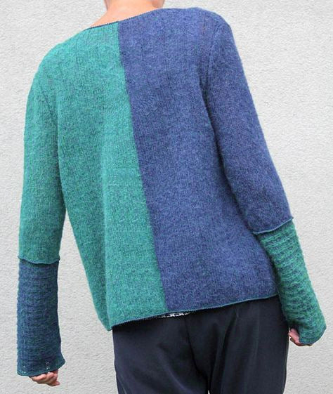 Jersey De Punto De Costura Con Botones En La Parte Superior Suéter Con Cuello En V Mujer