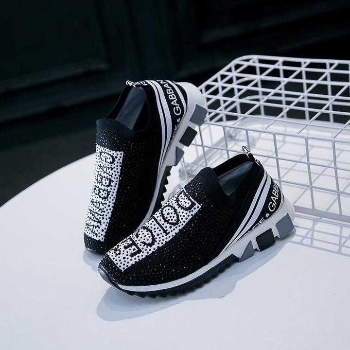 Zapatillas Mujer Azul Real Rhinestone