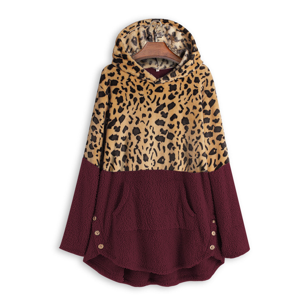Sudadera De Manga Larga Con Estampado De Leopardo