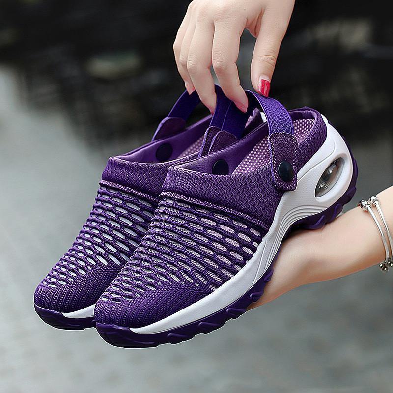 Sandalias y zapatillas casuales de tacón medio para mujer - MXbueno