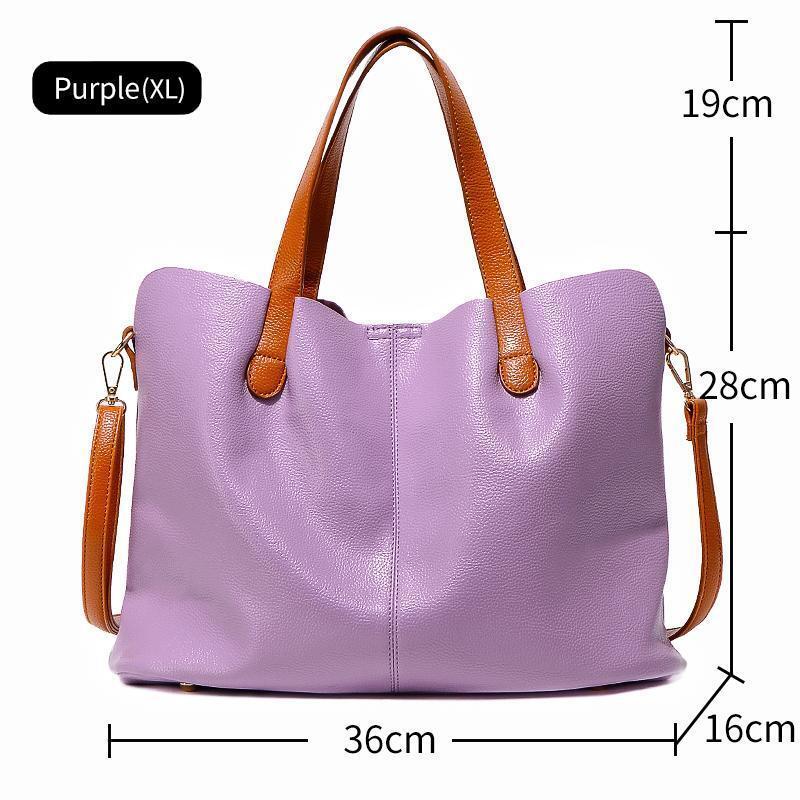 Bolso Shopper De Piel Dos En Uno