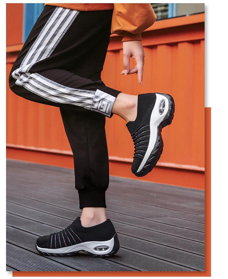 Mujer Zapatos cómodos para caminar con malla transpirable y sin cordones - MXbueno