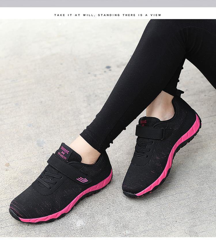 Los zapatos nuevo tejido fly-woven en la primavera de 2020 son ligeros y cómodos planos - MXbueno