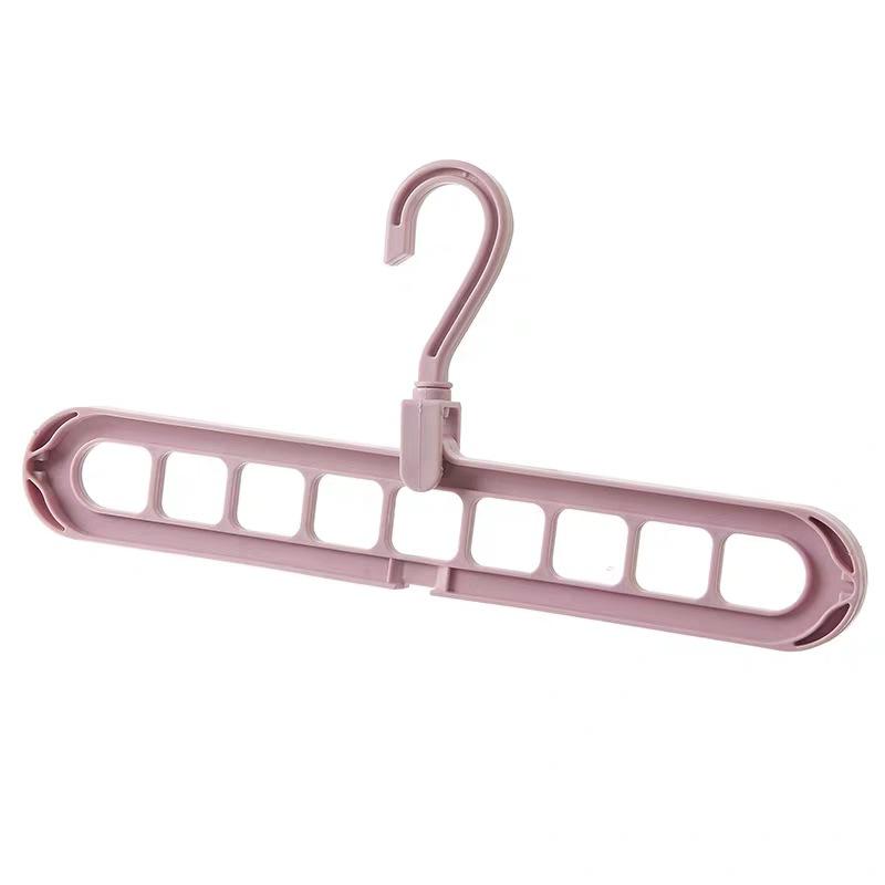 Percha giratoria de nueve orificios para ropa plegable multifuncional*2