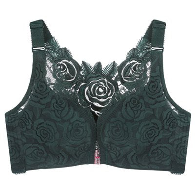 [W-Ropa Interior] New Rose Thin Section Push Up Ropa Interior Ajustable Con Hebilla Frontal