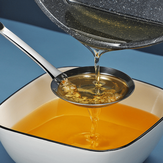 Colador De Malla Fina De Acero Inoxidable