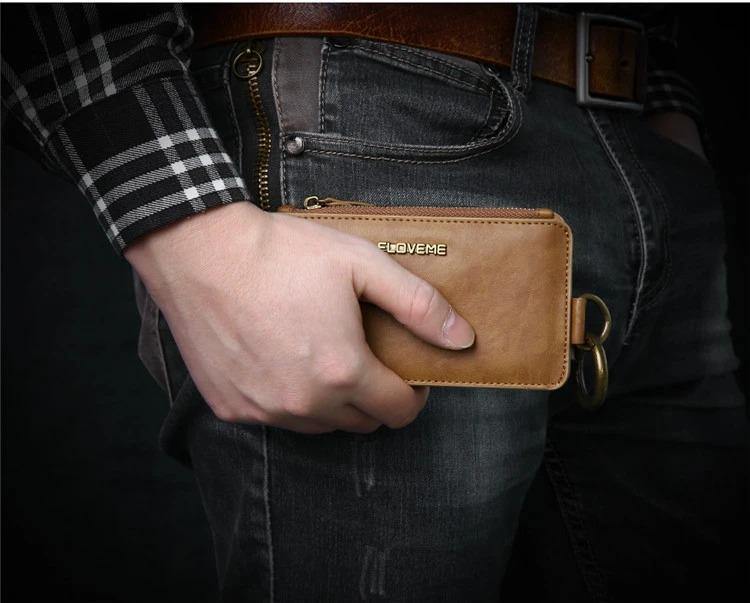 Funda de cartera de soporte retro clásico para movil - MXbueno