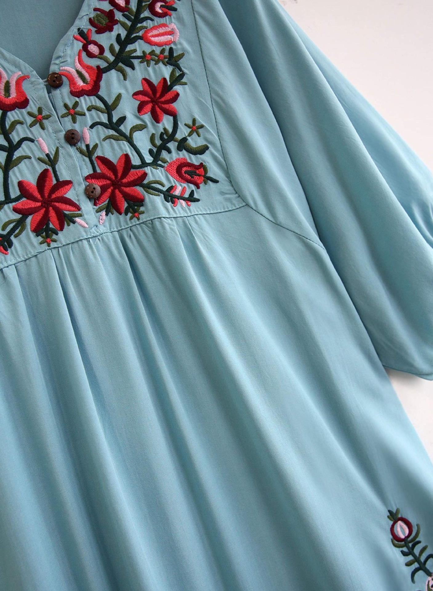 Hot venta en 2020 pop-up bordado camiseta de cuello en V - MXbueno