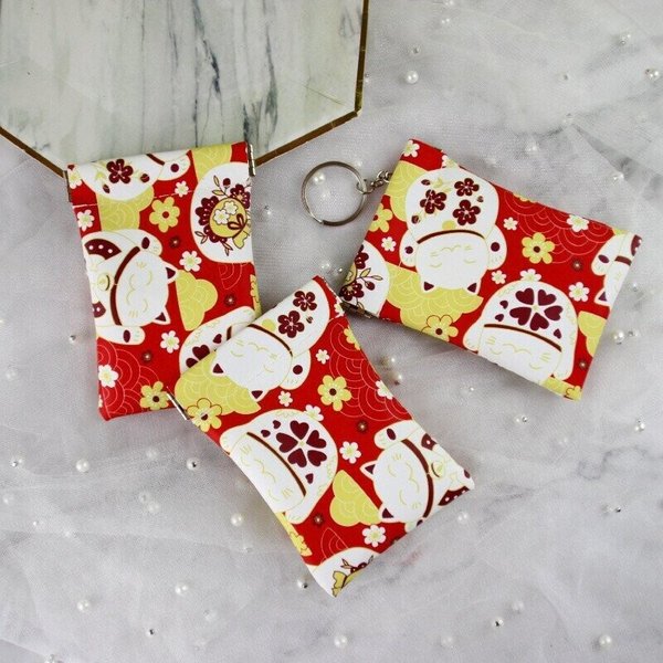 Organizador De Cuero Con Botones A Presión