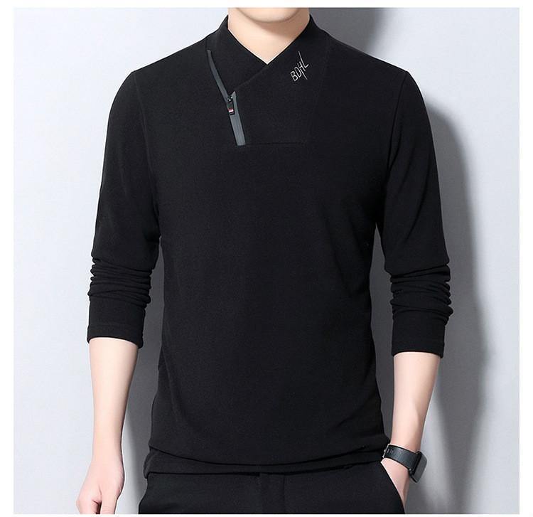 Camiseta de cuello alto de manga larga de primavera y otoño - MXbueno